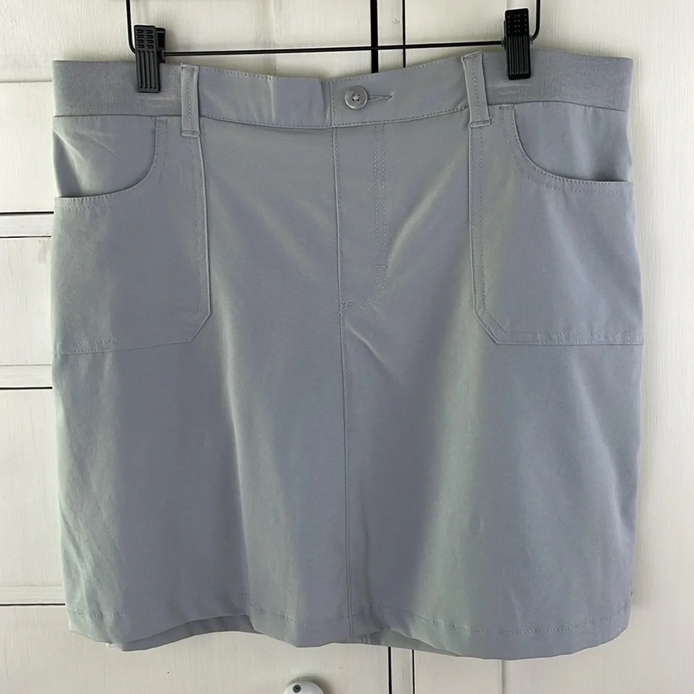 Lee Riders Light Gray Skort 14